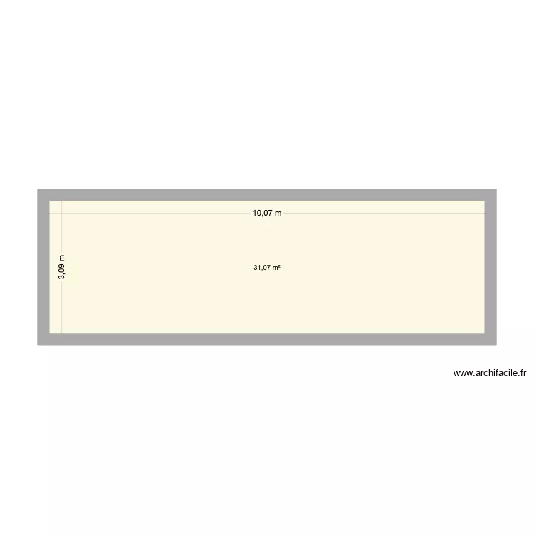 plan. Plan de 1  et 31 m²