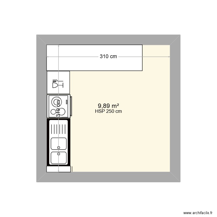 cuisine. Plan de 0 pièce et 0 m2