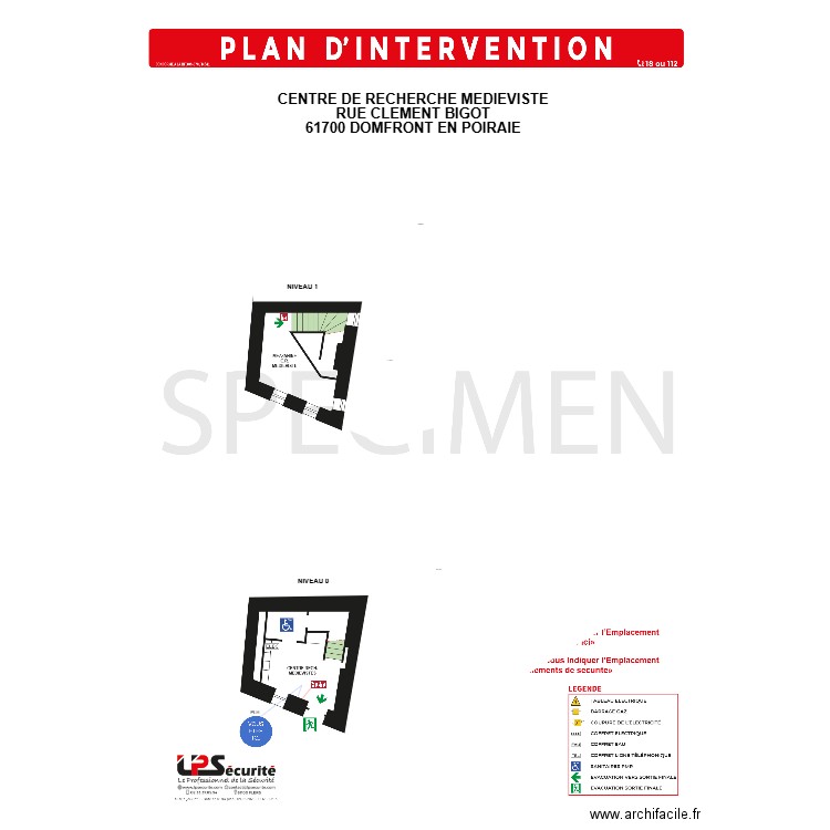 CENTRE MEDIEVALE. Plan de 0 pièce et 0 m2