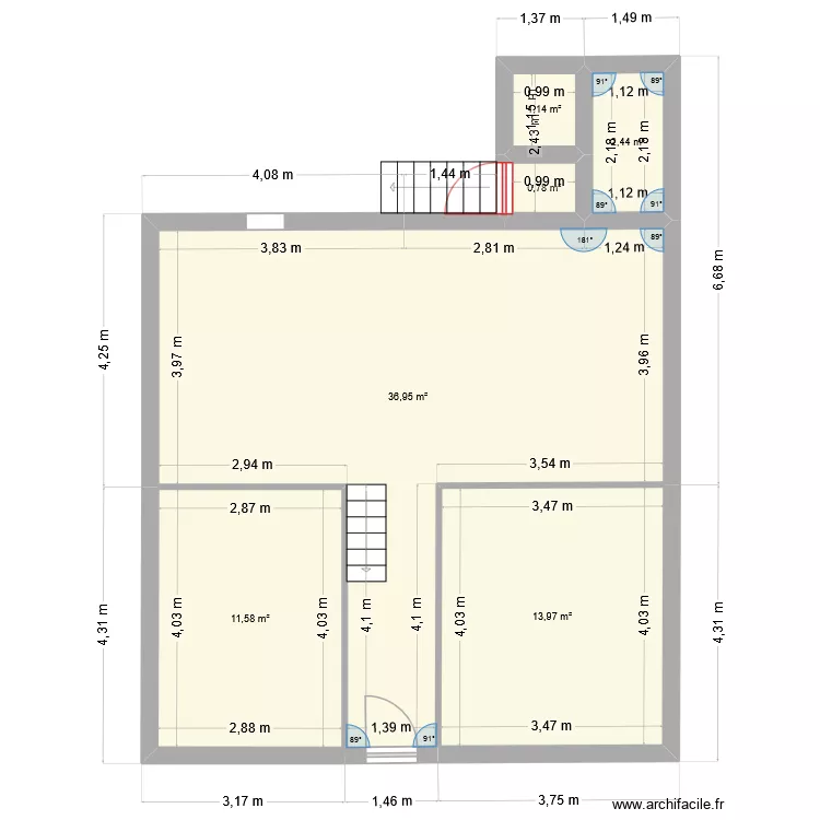petie_maison2. Plan de 6 Pièces et 67 m² petie_maison2. Plan de 6 Pièces et 67 m²