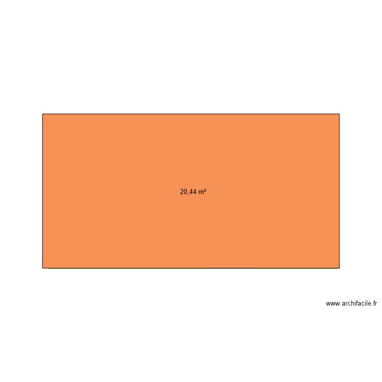 christian. Plan de 1 pièce et 20 m2