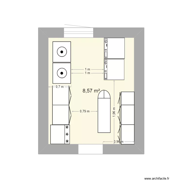buanderie ssol chatou. Plan de 