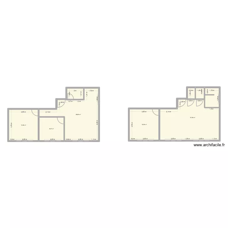 Perdrix v2. Plan de 5 Pièces et 102 m² Perdrix v2. Plan de 5 Pièces et 102 m²