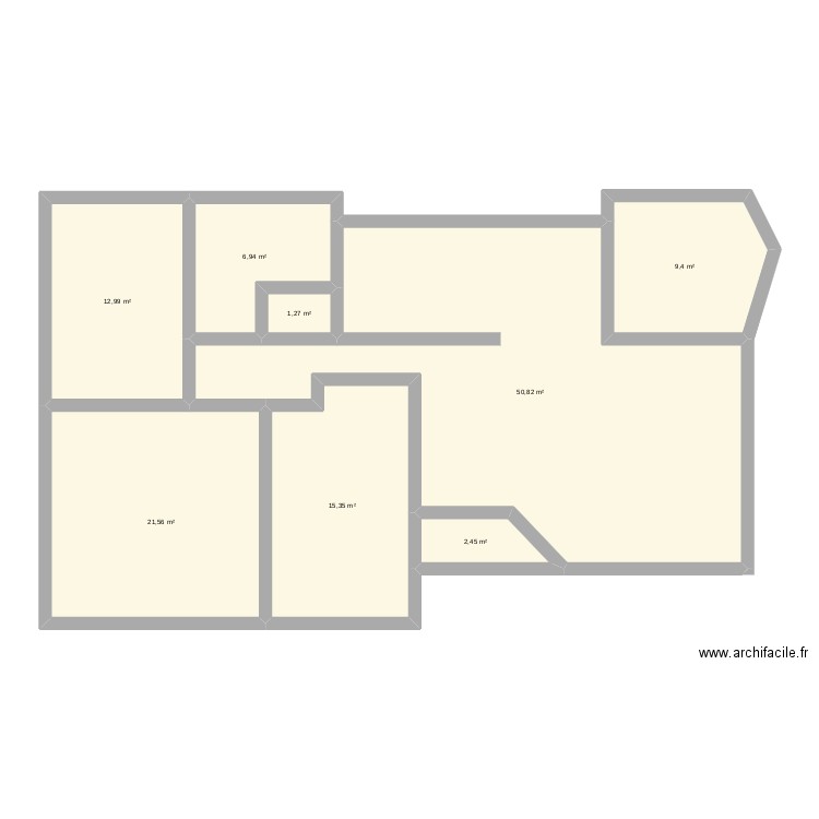 Maison Gerzat. Plan de 8 pièces et 121 m2