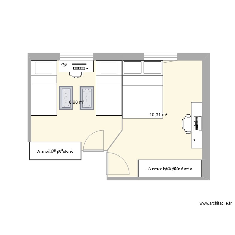 chambre enfant. Plan de 0 pièce et 0 m2
