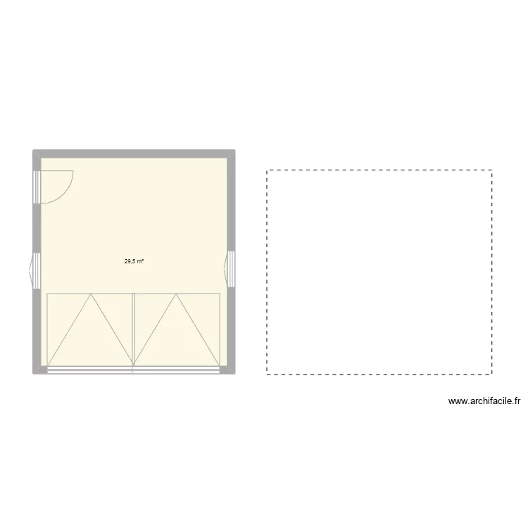 garage jerome. Plan de 