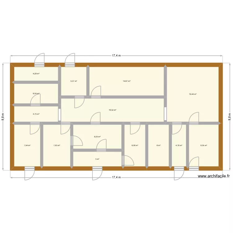 Blandine DAgne. Plan de 15 et 124 m² Blandine DAgne. Plan de 15 et 124 m²