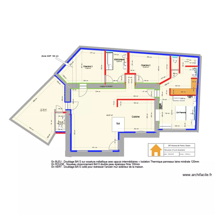 257 Forbin Projet V5 avec GARAGE complet. Plan de 8  et 113 m²