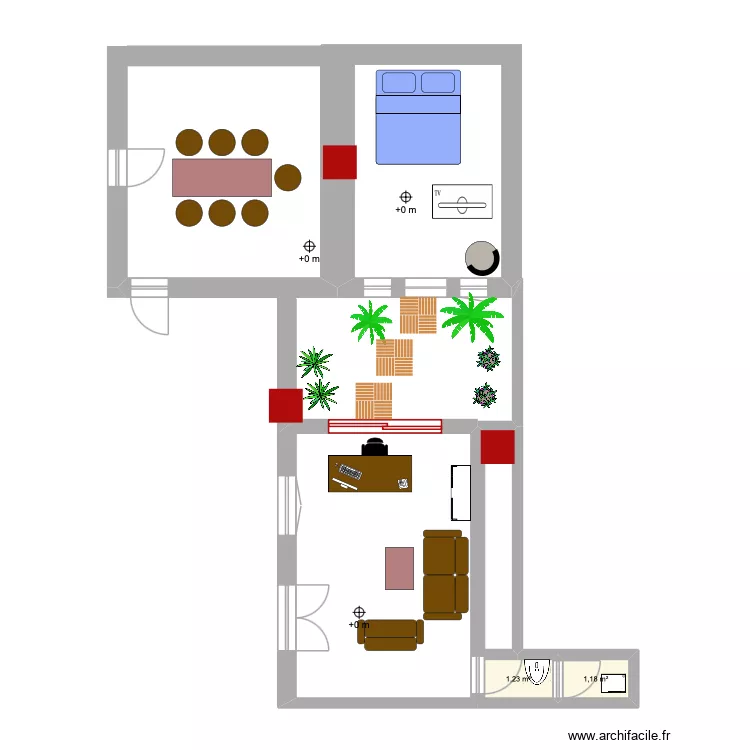 bureau golf k. Plan de 2 et 2 m² bureau golf k. Plan de 2 et 2 m²