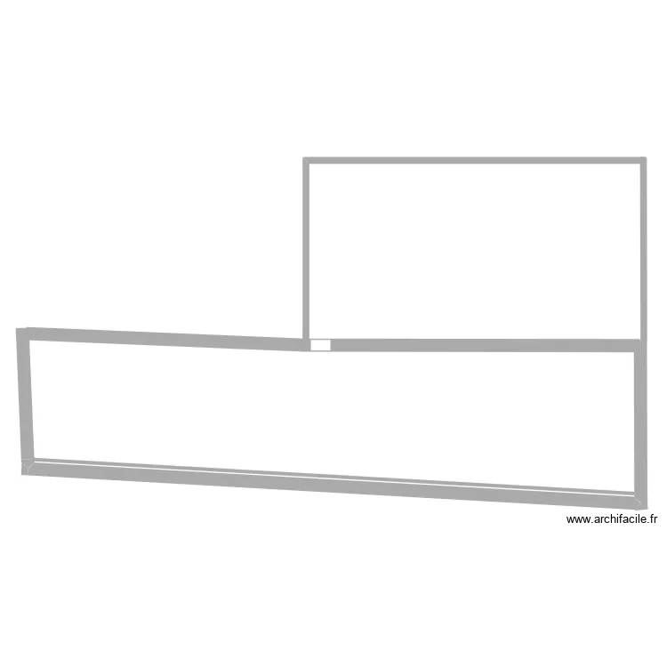 projet saint -michel - rez de chauss&eacute;e. Plan de 