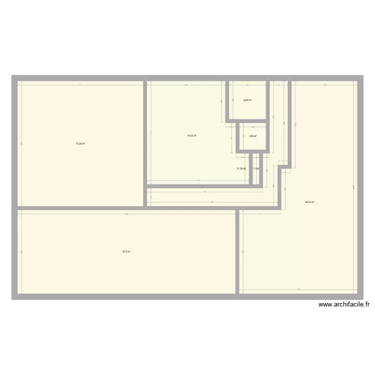 version 8 APT. Plan de 32 Pièces et 1681 m² version 8 APT. Plan de 32 Pièces et 1681 m²