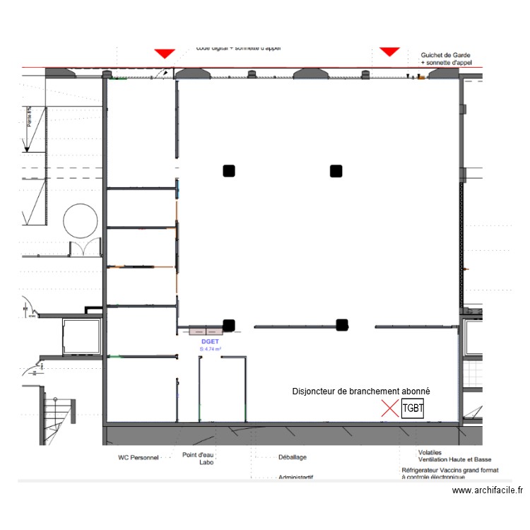 khenniche pharmacie emplacement DB. Plan de 0 pièce et 0 m2