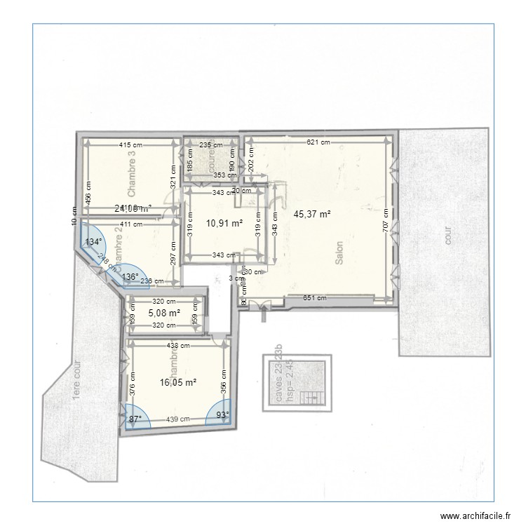 Gay Lussac. Plan de 0 pièce et 0 m2