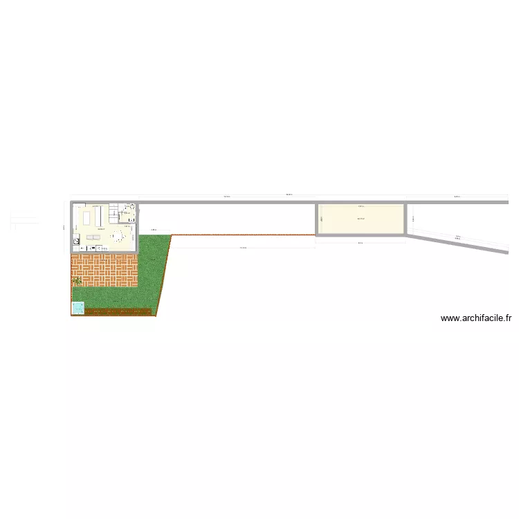 Mathilde V3. Plan de 3  et 47 m²