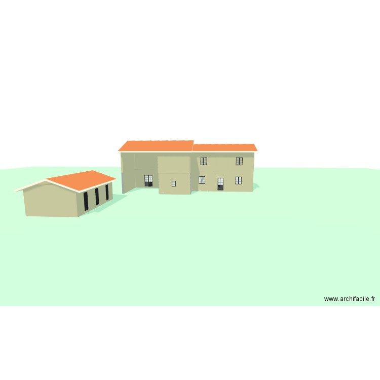 murs. Plan de 10 pièces et 179 m2