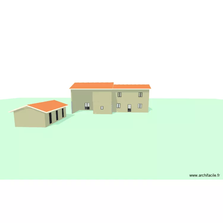 murs. Plan de 10  et 214 m²