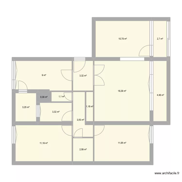 appartement valence fonbarlette. Plan de 15 et 86 m² appartement valence fonbarlette. Plan de 15 et 86 m²