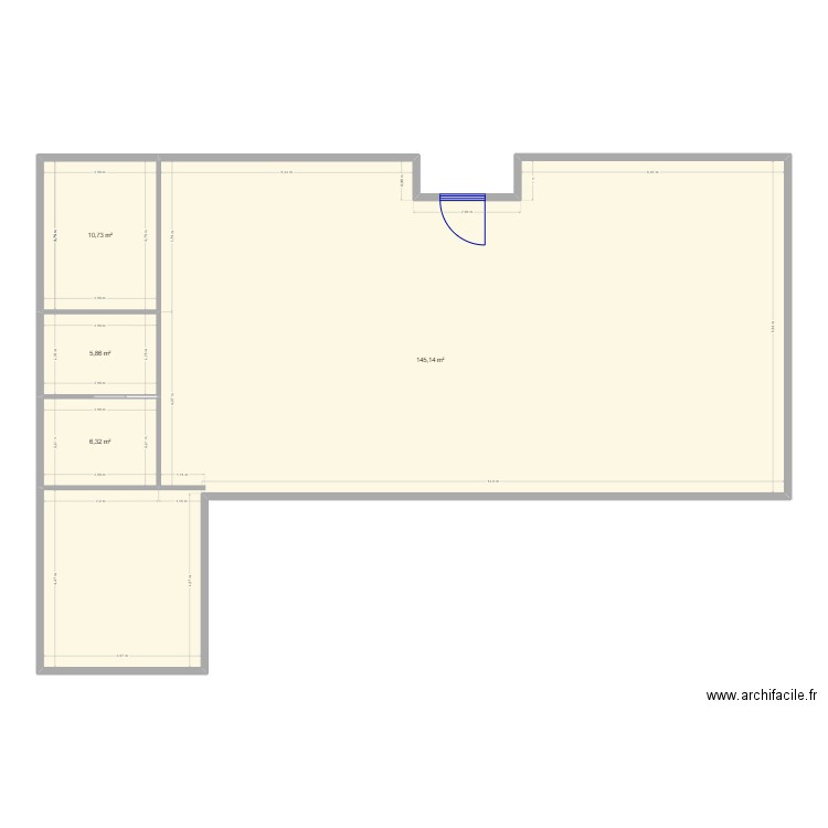 Celine et Nelio. Plan de 4 pièces et 168 m2