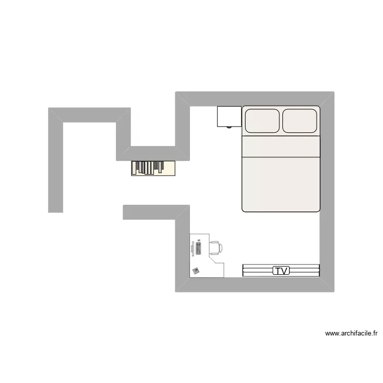 chambre 1. Plan de chambre 1. Plan de