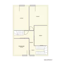 Plan &eacute;tage maison