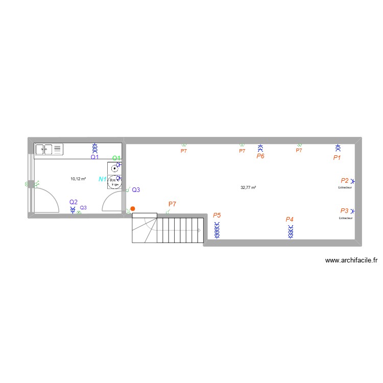 Caves Circuit. Plan de 0 pièce et 0 m2