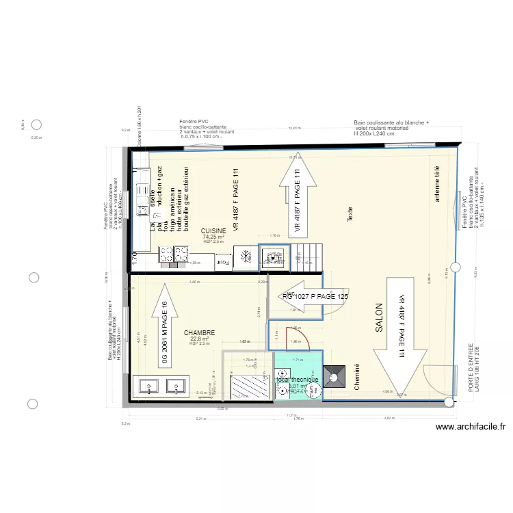 RDC PEINTURE. Plan de 