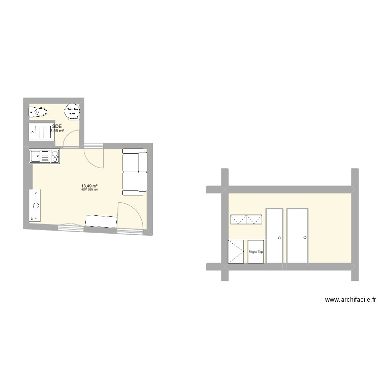 Plan M.Vernay2. Plan de 20 pièces et 80 m2