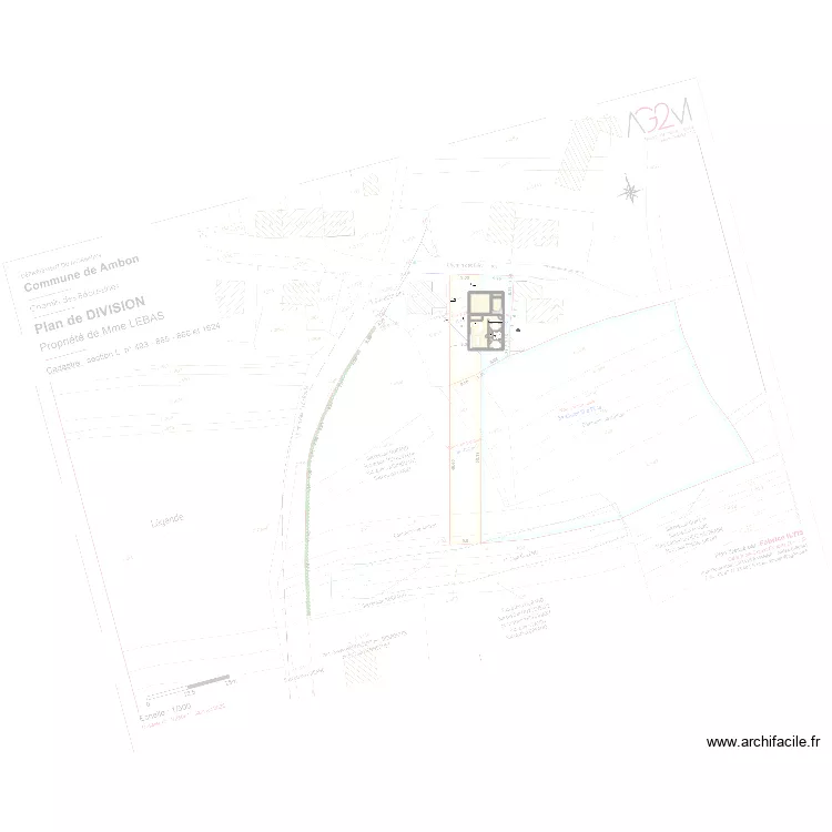 AMBON 4eme projet. Plan de 13  et 300 m²