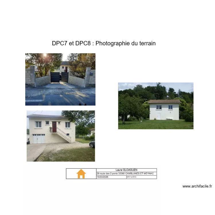 DPC7 et DPC8. Plan de 