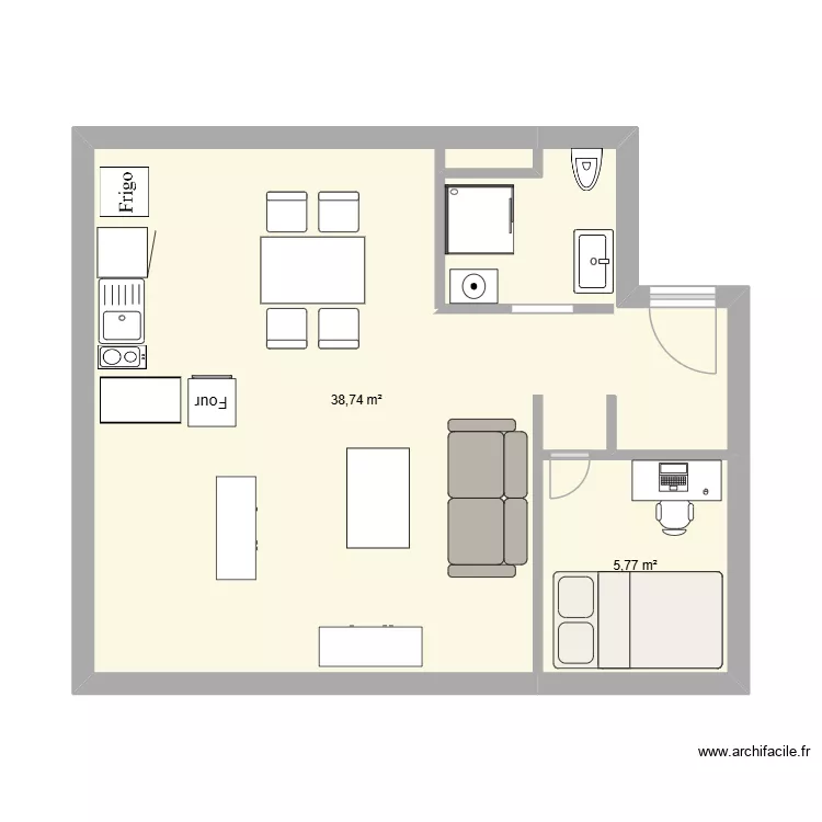 pargaminieres. Plan de 2 et 45 m² pargaminieres. Plan de 2 et 45 m²