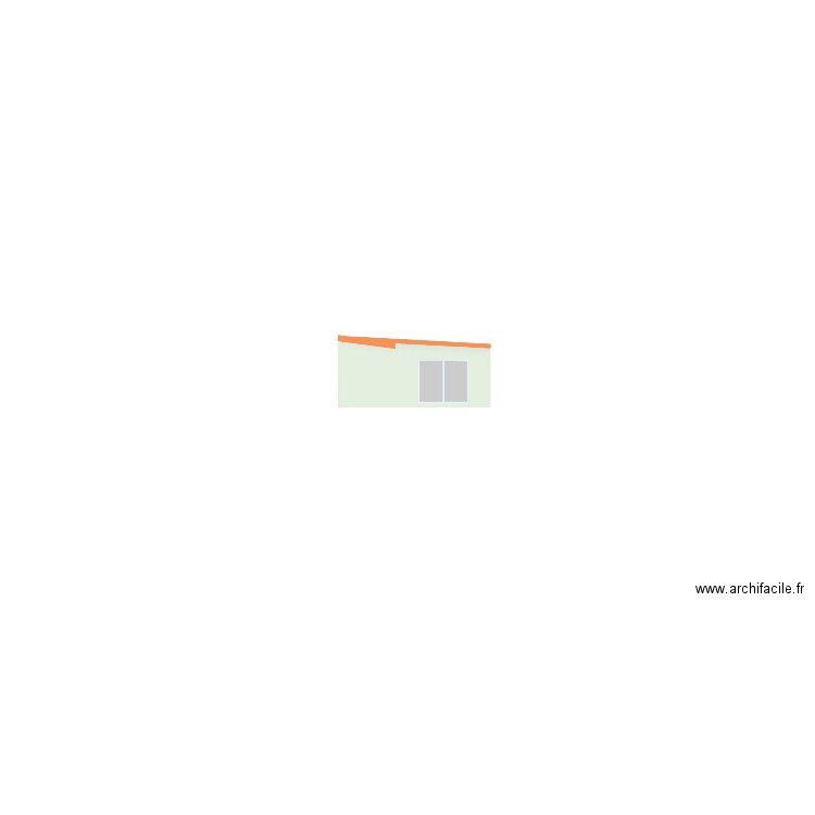 Plan Final dépendance - coupes latérales V Jardin. Plan de 5 pièces et 70 m2