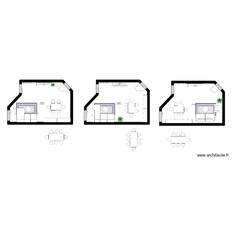 SALON - VILLENEUVE LA GARENNE. Plan de SALON - VILLENEUVE LA GARENNE. Plan de