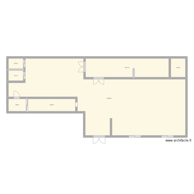 magasin. Plan de 0 pièce et 0 m2