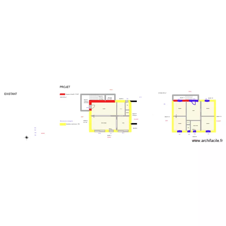 LAMANAC_ Projet. Plan de 17 et 139 m² LAMANAC_ Projet. Plan de 17 et 139 m²