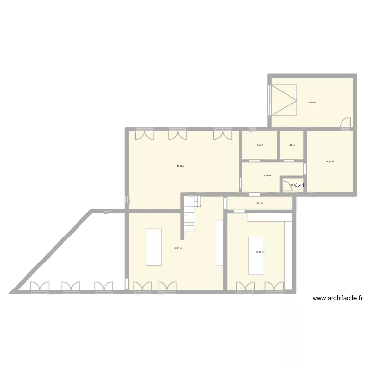 maison val de virvée. Plan de 10 et 197 m² maison val de virvée. Plan de 10 et 197 m²
