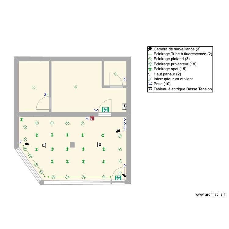 Boutique . Plan de 0 pièce et 0 m2