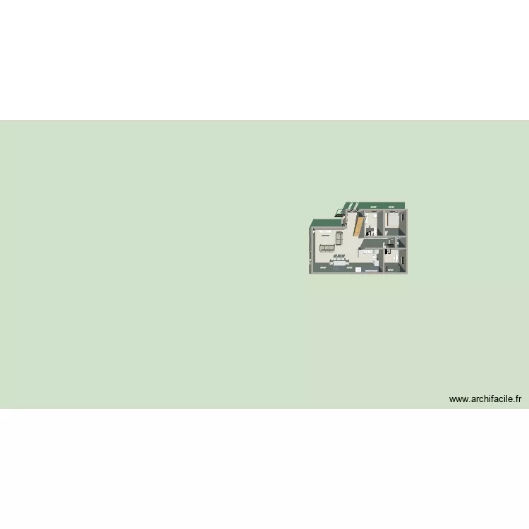 plan 2. Plan de 5  et 105 m²