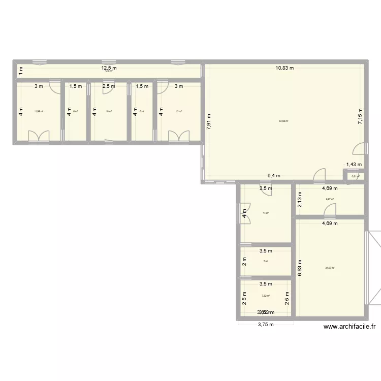 marcus. Plan de 13 Pièces et 214 m² marcus. Plan de 13 Pièces et 214 m²