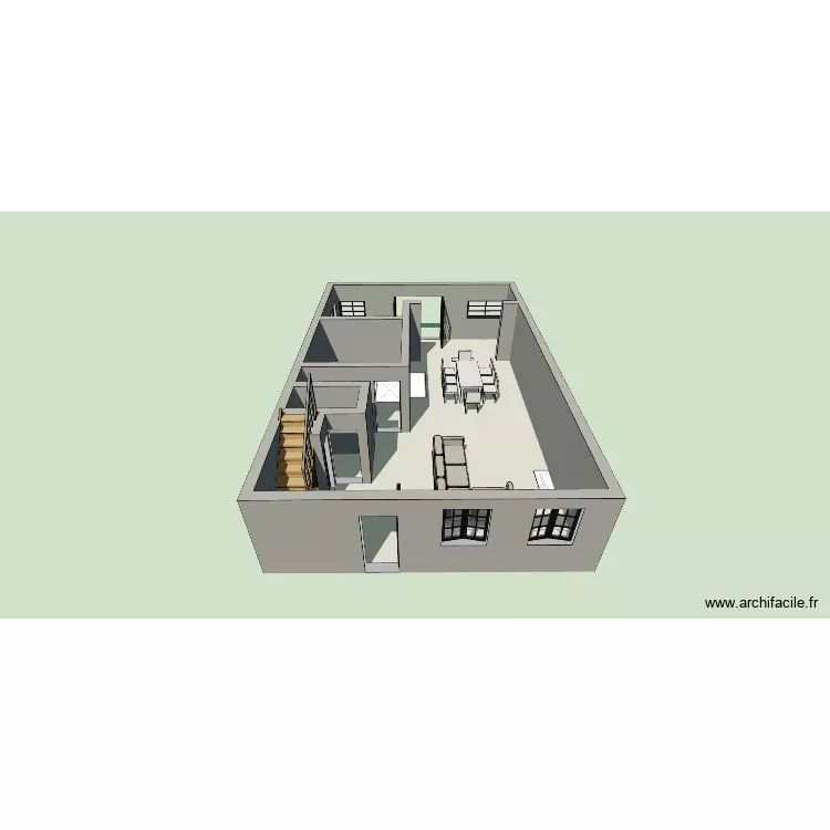 Plan définitif maison Dechy. Plan de 3 Pièces et 83 m² Plan définitif maison Dechy. Plan de 3 Pièces et 83 m²