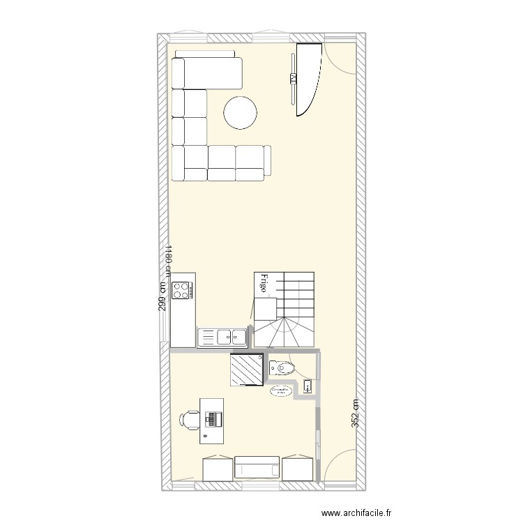 La Rochelle RDC Champignon. Plan de 0 pièce et 0 m2
