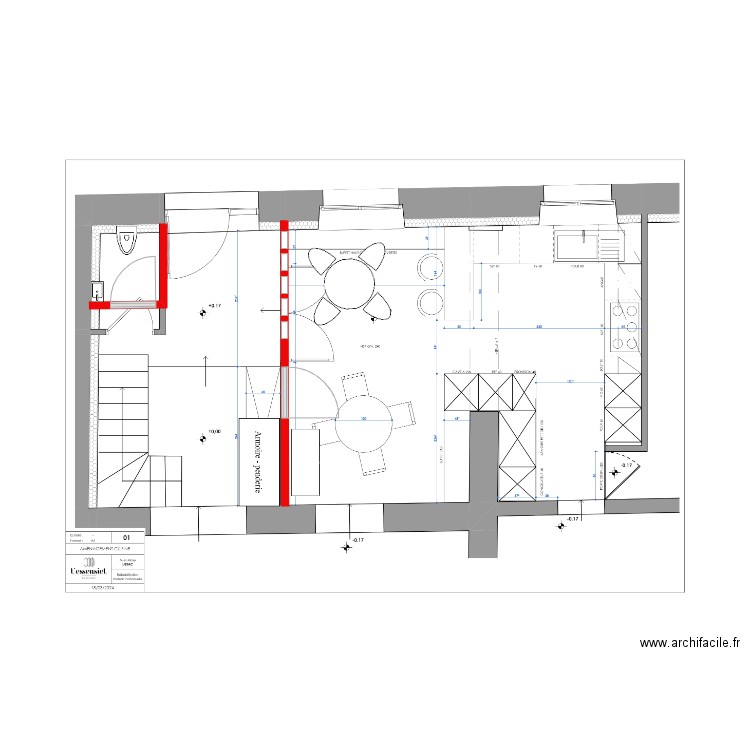 coin repas. Plan de 0 pièce et 0 m2