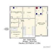 IMM CLUSES : SS SOL + Appt N°3 (T2)