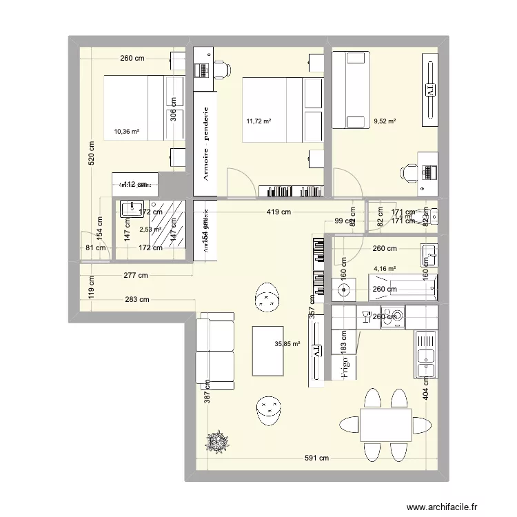 LMS_R&eacute;sidence SA_Projet&eacute;_V1. Plan de 