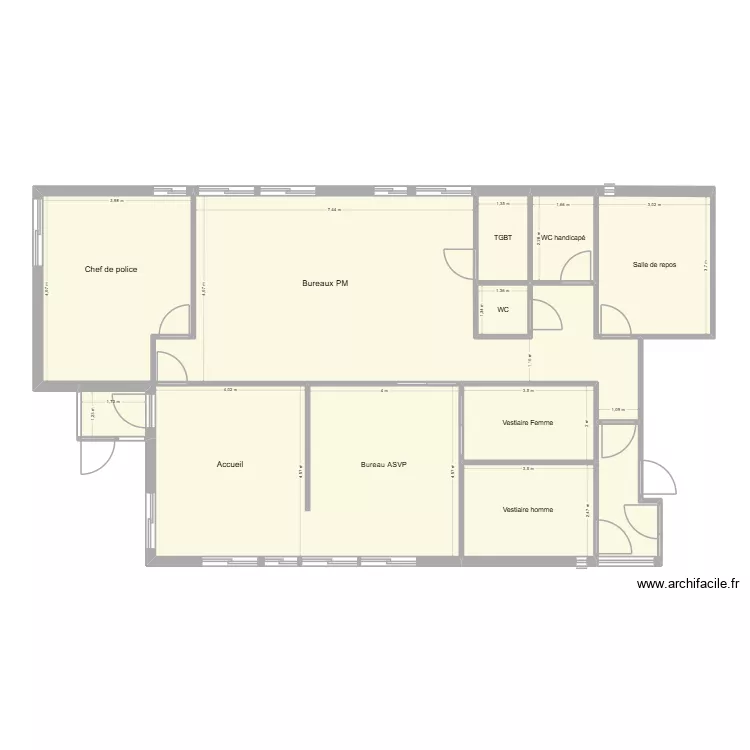 Police municipale BIS. Plan de 