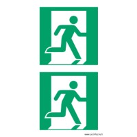 Sortie de secours droite