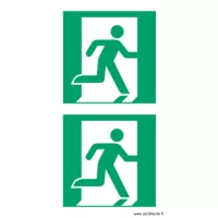 Sortie de secours droite