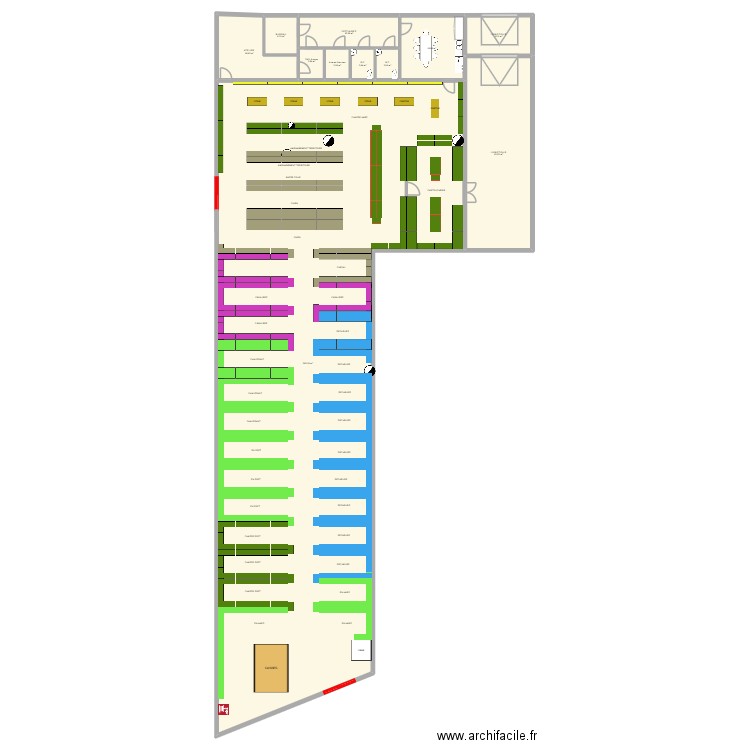 MDM 2.1.1. Plan de 11 pièces et 717 m2