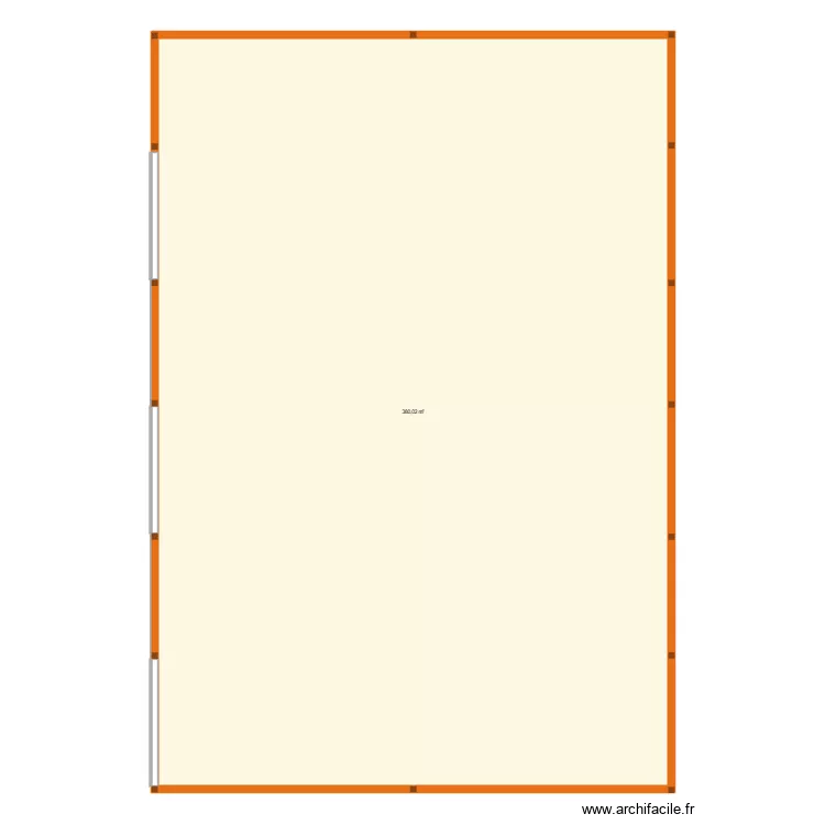 hangar Cattin. Plan de 