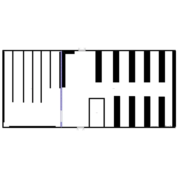 Centigon_Magasin. Plan de 