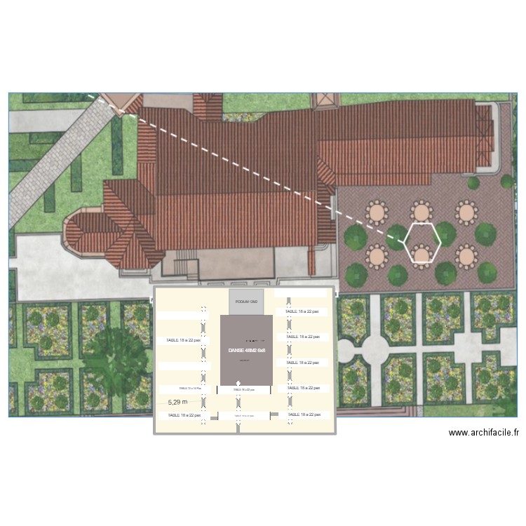 Chateau st maure. Plan de 0 pièce et 0 m2